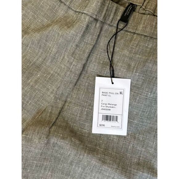 NEW Theory Women’s 2 Basic Pull On Cargo Cropped Pants MADE IN USA - Picture 3 of 6